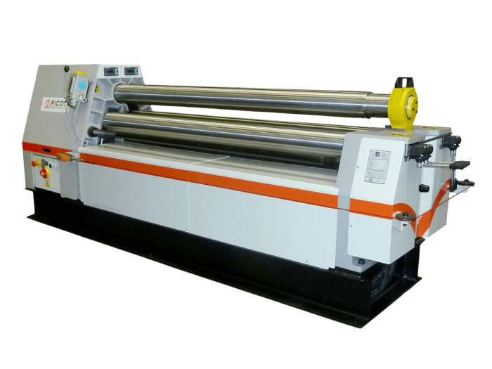 3 roll bending machine, Symmetrical 3 roll hydraulic bending machine RCE, 3 roll plate bending machine