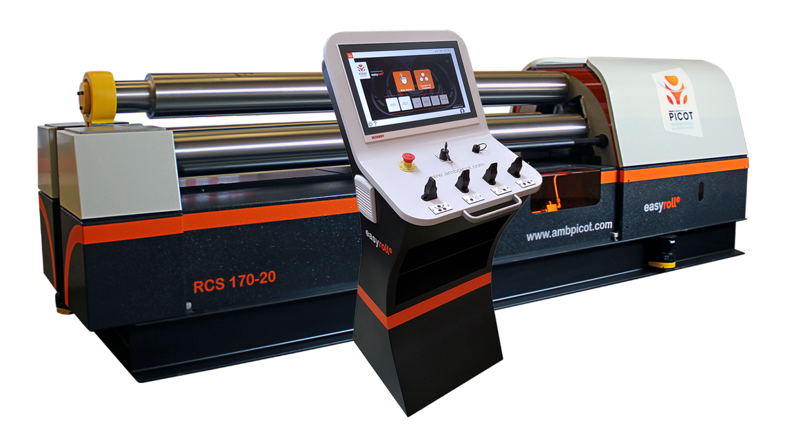 Rouleuse de tôle avec interface programmation Easyroll