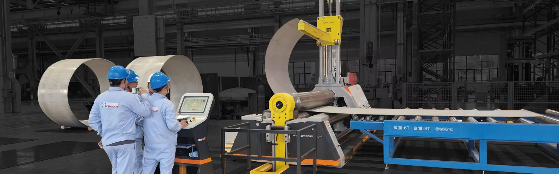 industrial 4-roller bending machine